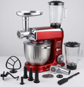 Impastatrice Planetaria 2100W 7.5 Litri | Robot da Cucina 3 in 1 Compatto in Acciaio INOX