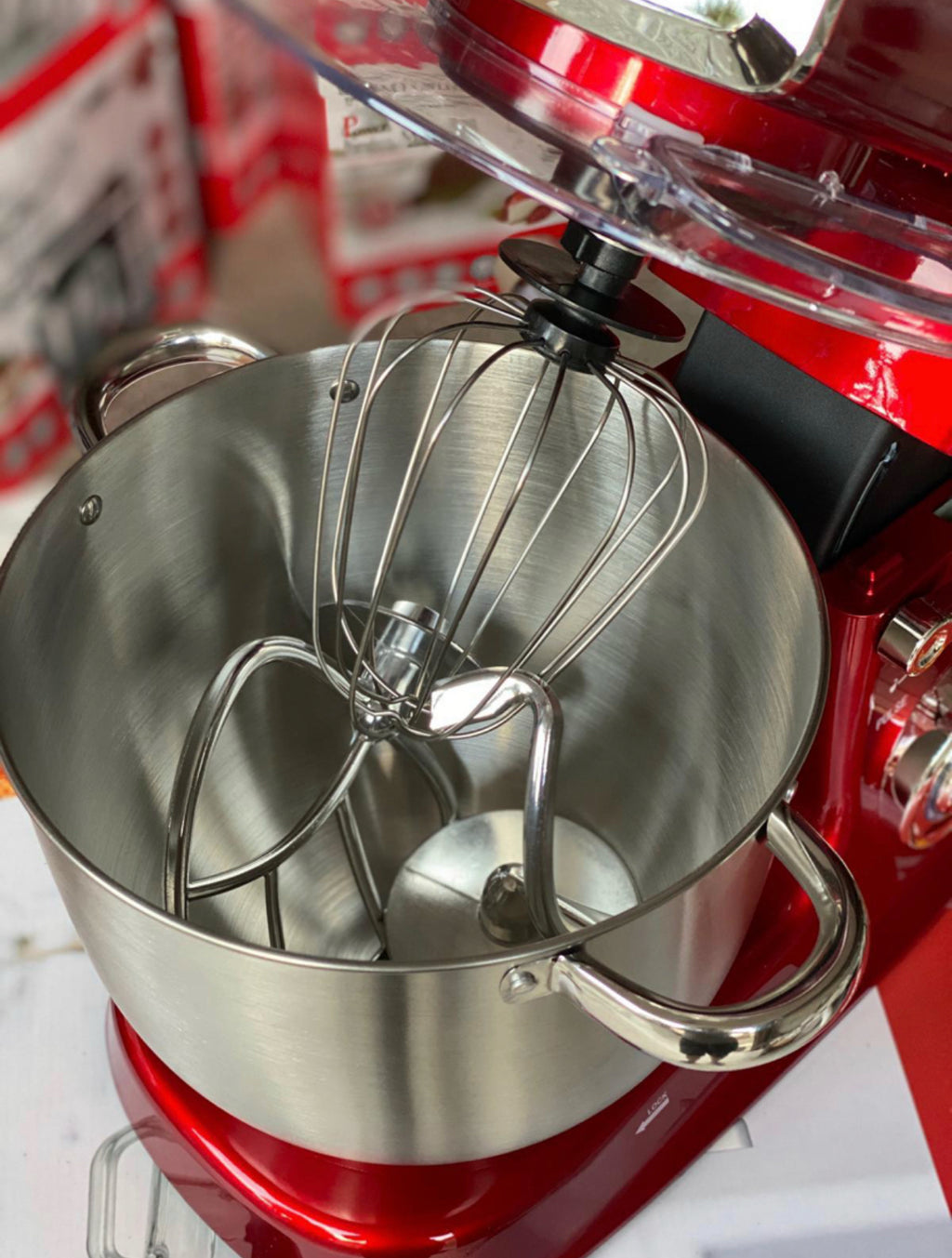 Impastatrice Planetaria 2100W 7.5 Litri | Robot da Cucina 3 in 1 Compatto in Acciaio INOX