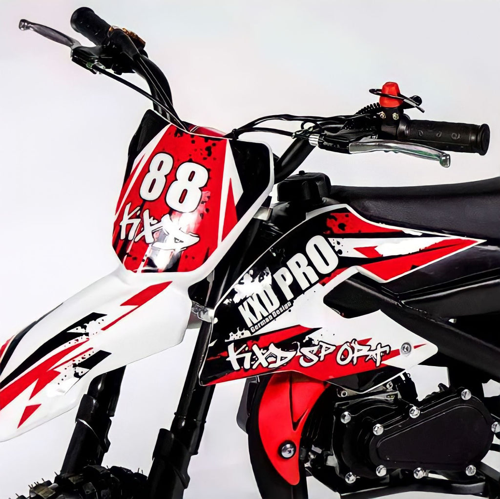 Mini Cross 50cc Tuning per Bambini – Avviamento Easy-Start e Ruote da 10 45Km/h