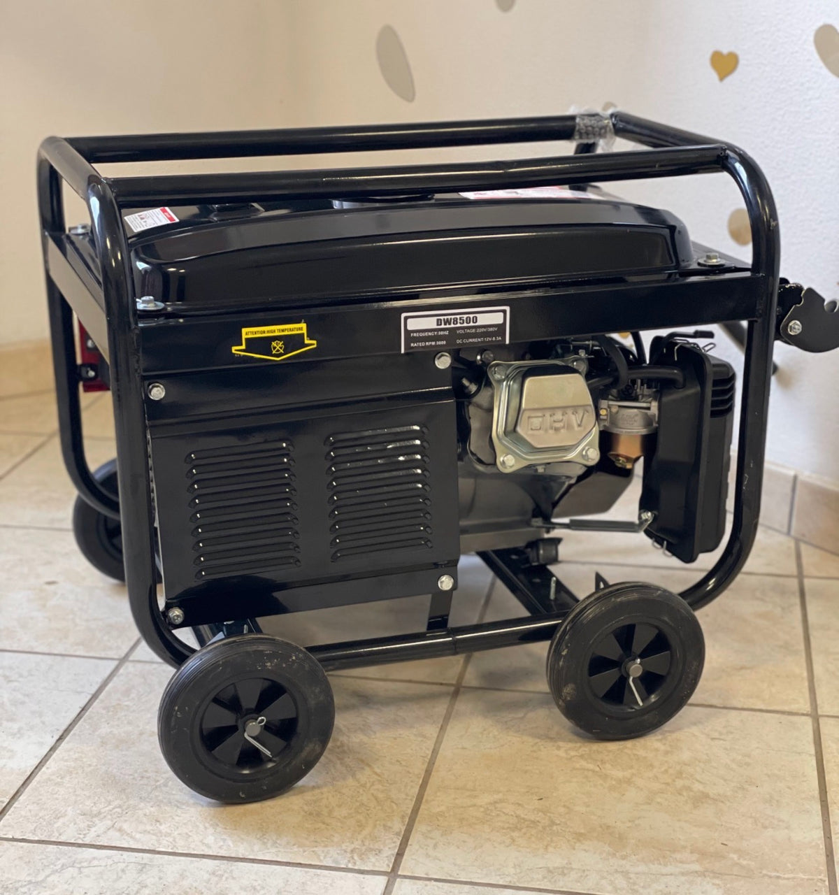 Generatore di corrente 8.5kw benzina inverter professionale silenziato