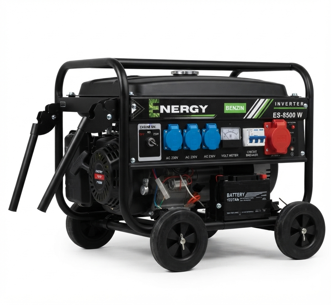 Generatore di corrente 8.5kw benzina inverter professionale silenziato