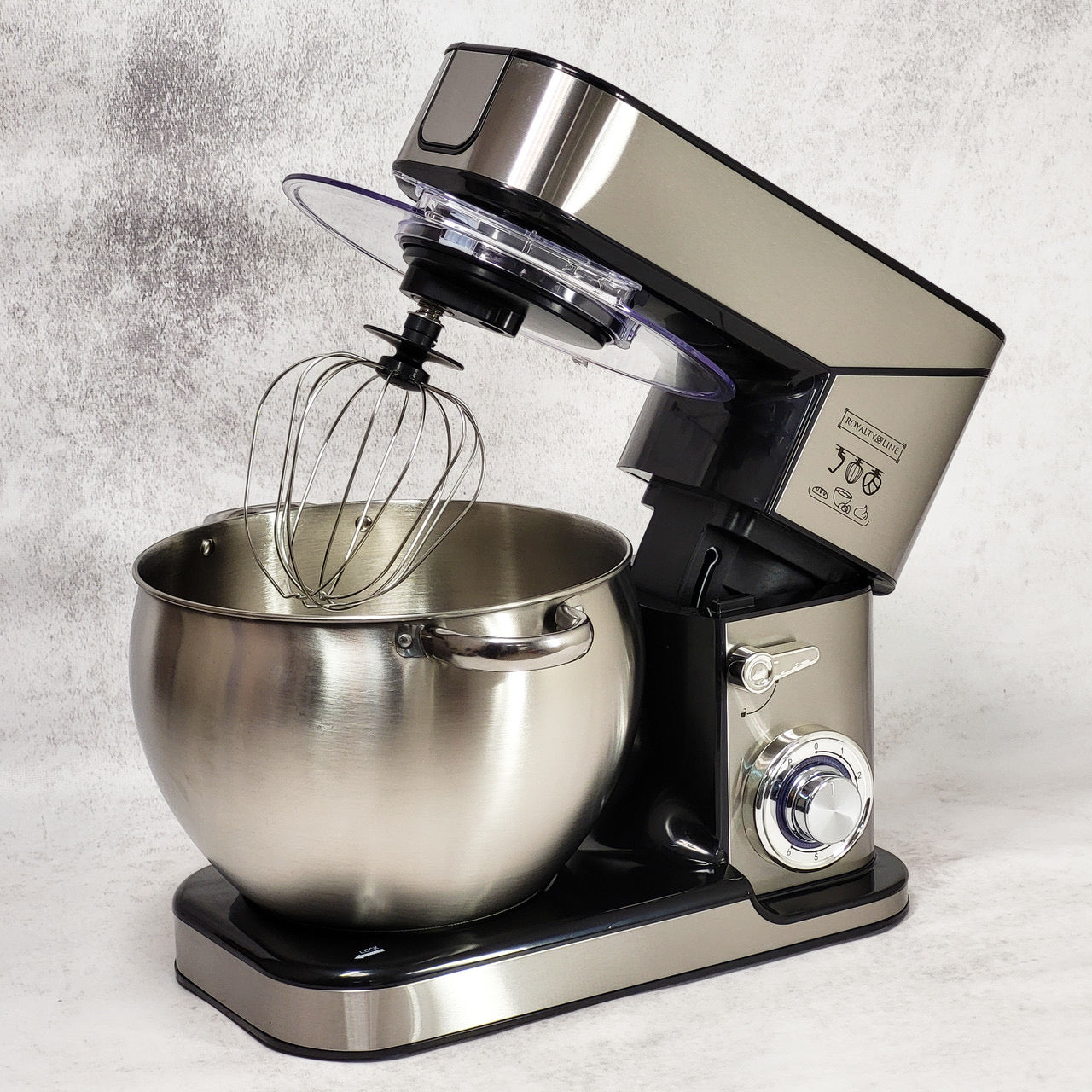 Impastatrice Planetaria Royalty Line 2500W 10 Litri | Robot da Cucina 3 in 1 in Acciaio INOX