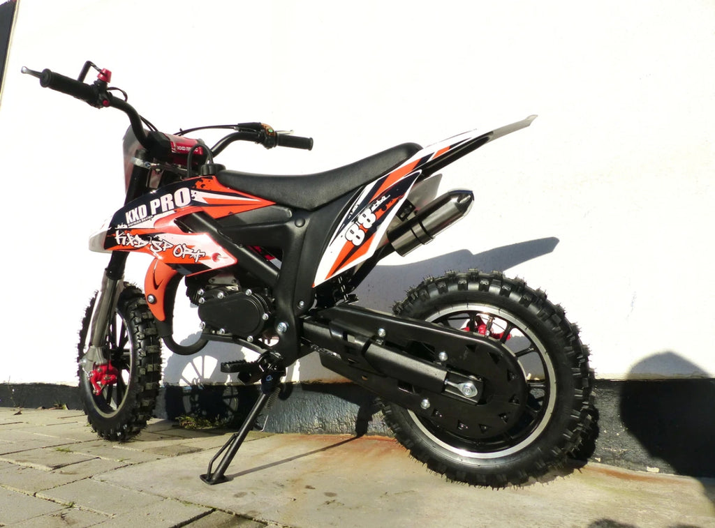 Mini Cross 50cc Tuning per Bambini – Avviamento Easy-Start e Ruote da 10 45Km/h