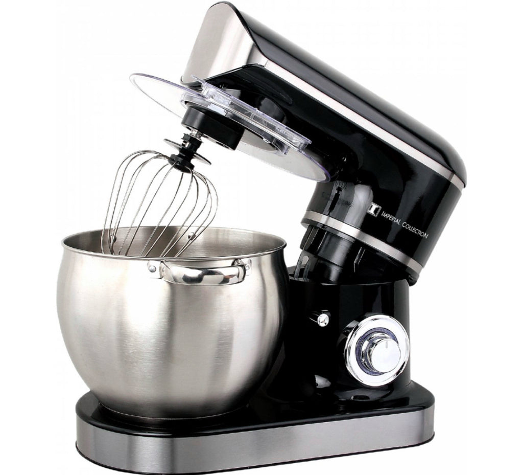 Impastatrice Planetaria Royalty Line 2100W 7.5 Litri | Robot da Cucina in Acciaio INOX con 3 Accessori