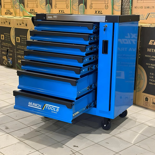 Carrello Portautensili Completo 8 Cassetti con 259 Utensili e Dinamometrica