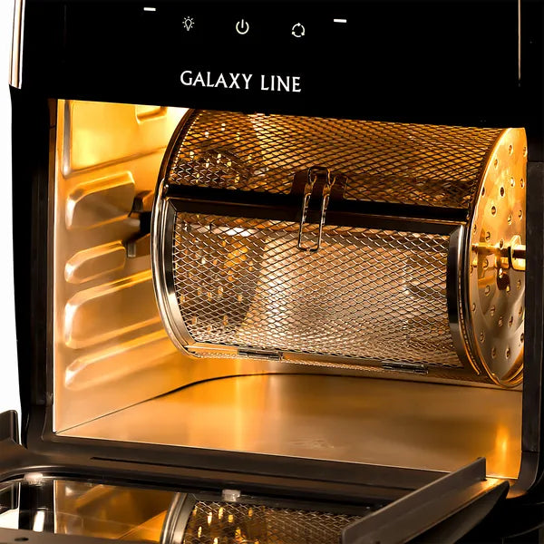 Friggitrice ad Aria 12 Litri XL 1700W | Forno Multifunzione, Girarrosto ed Essiccatore con 10 Programmi