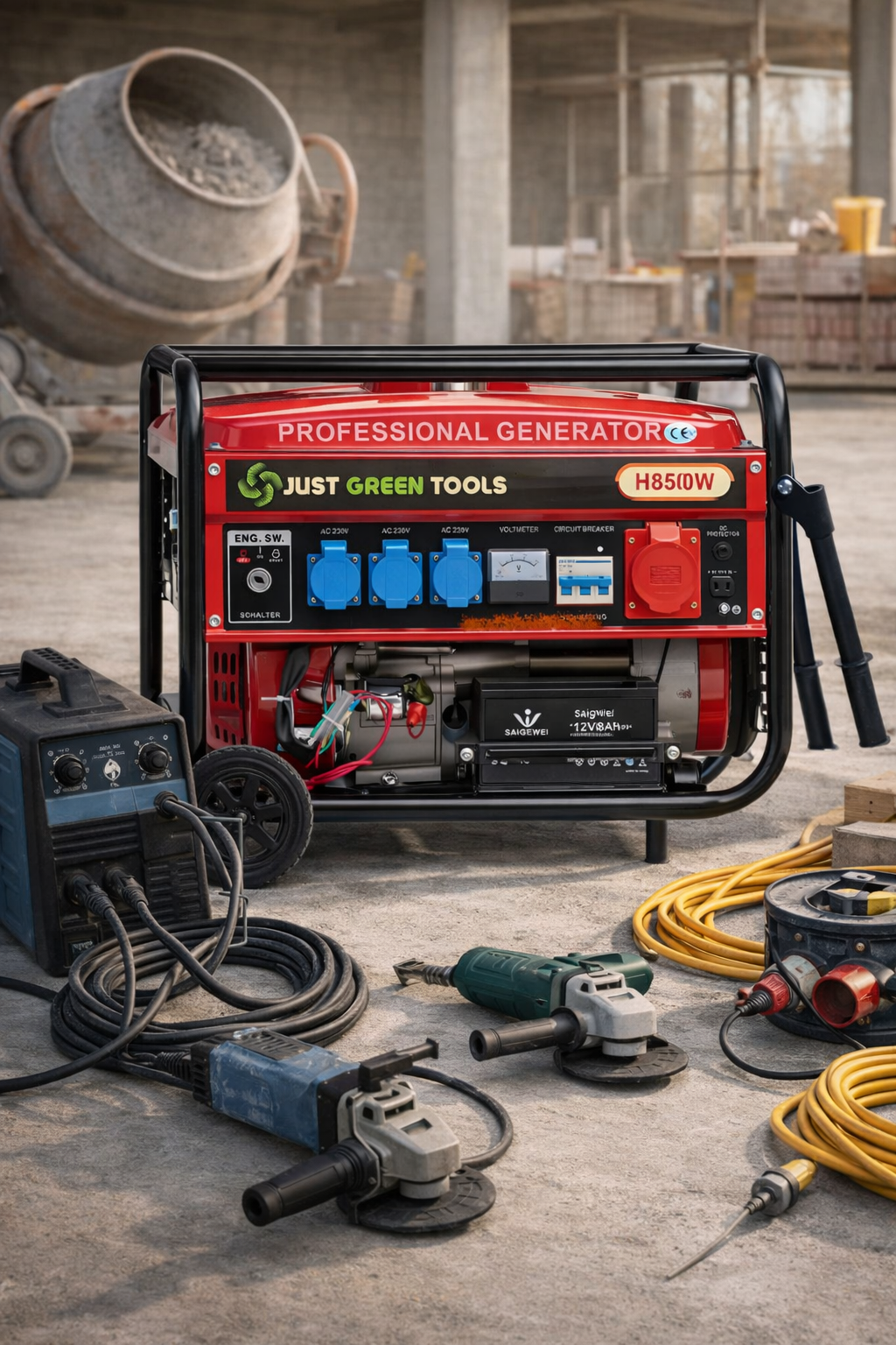 Generatore di Corrente 3500 W / 3.5 Kw Silenzioso