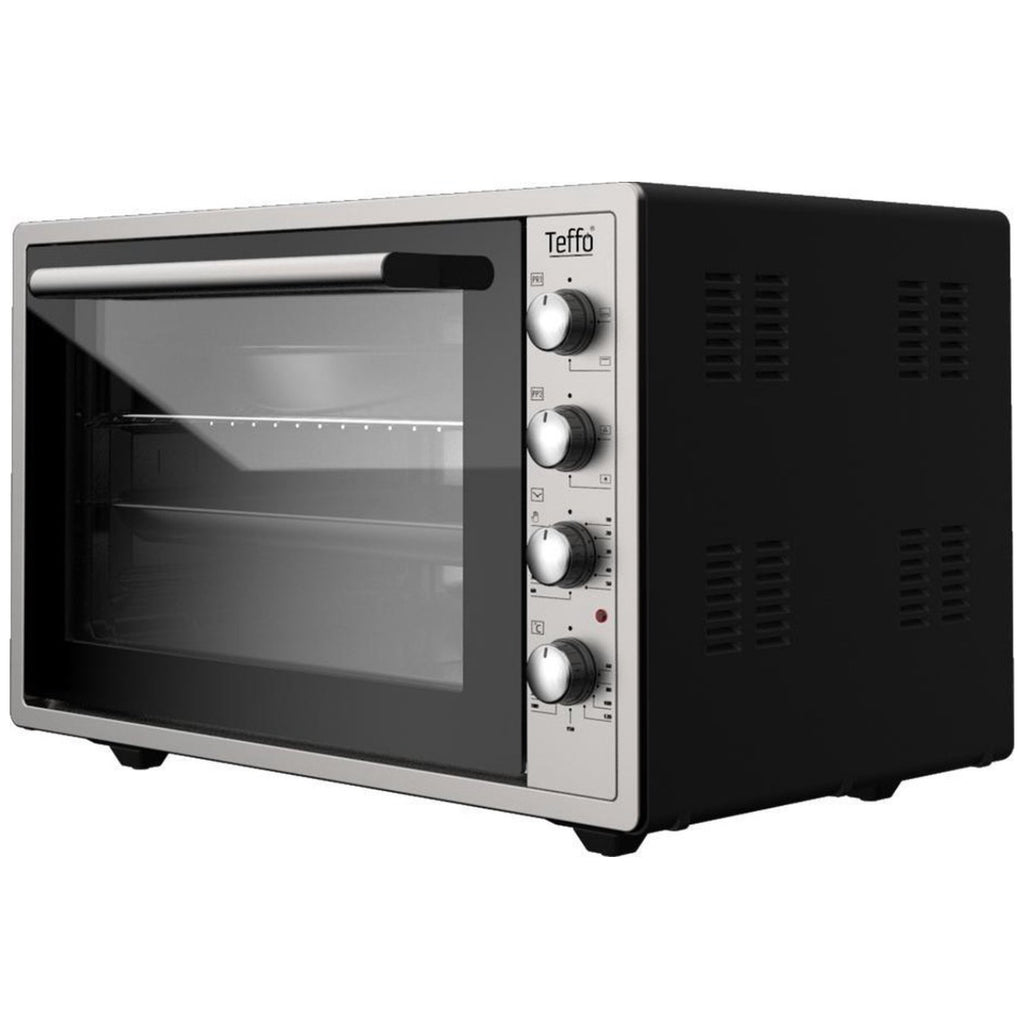 Forno Elettrico Ventilato Teffo 60 Litri 1900W | Temperatura Fino a 300°C e Doppio Vetro