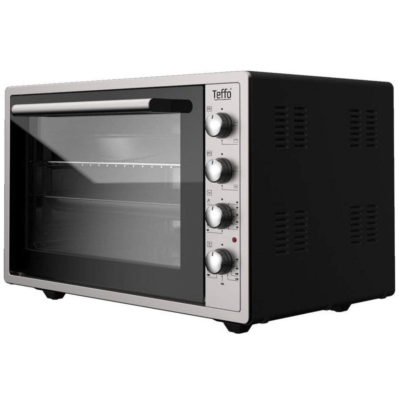 Forno Elettrico Ventilato Teffo 60 Litri 1900W | Temperatura Fino a 300°C e Doppio Vetro