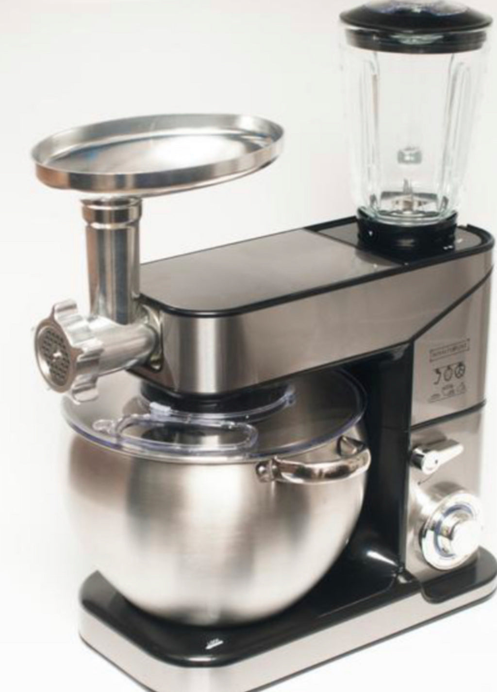 Impastatrice Planetaria Royalty Line 2500W 10 Litri | Robot da Cucina 3 in 1 in Acciaio INOX