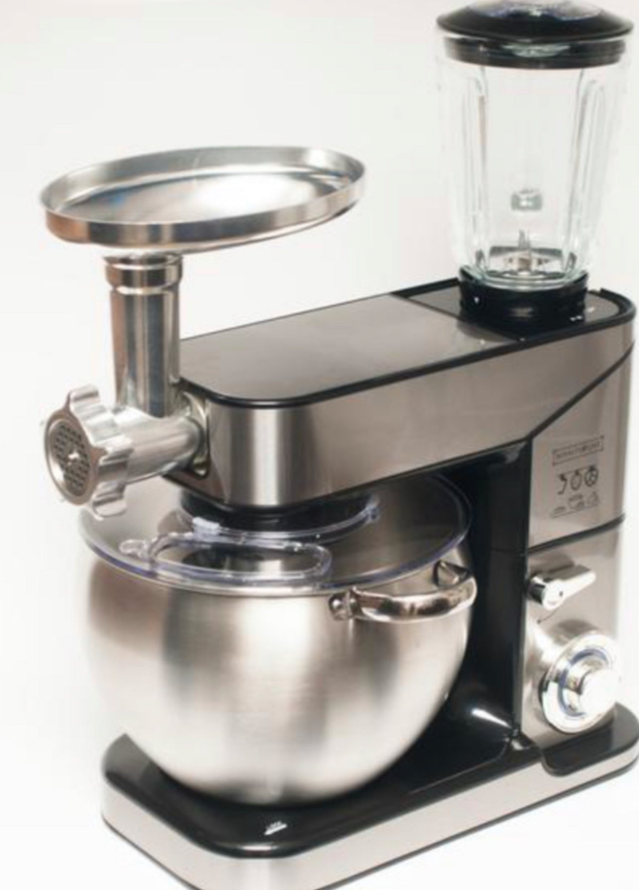 Impastatrice Planetaria Royalty Line 2500W 10 Litri | Robot da Cucina 3 in 1 in Acciaio INOX