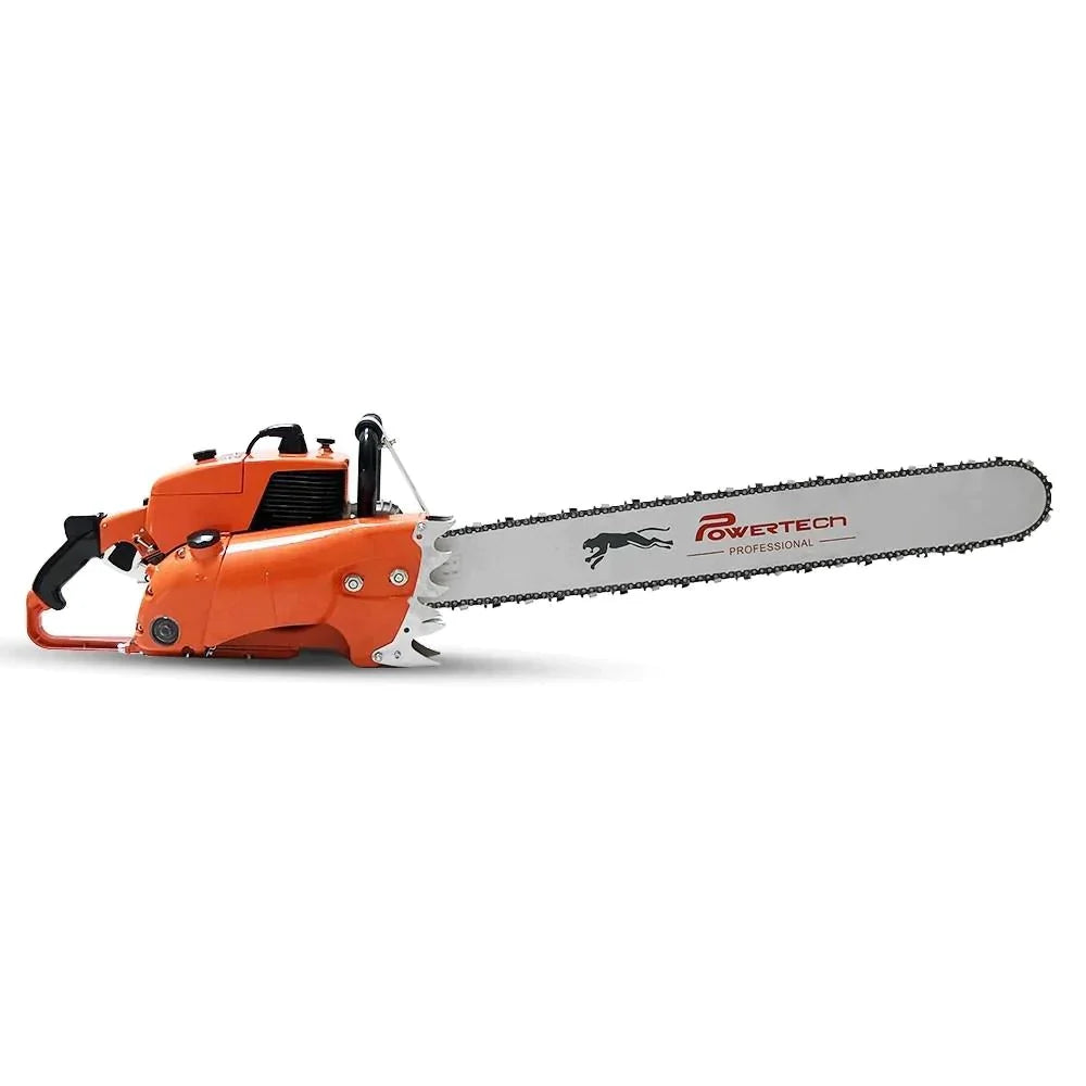 Motosega a Scoppio Professionale | Lama 90 cm, Avviamento Easy-Start e 2 Catene