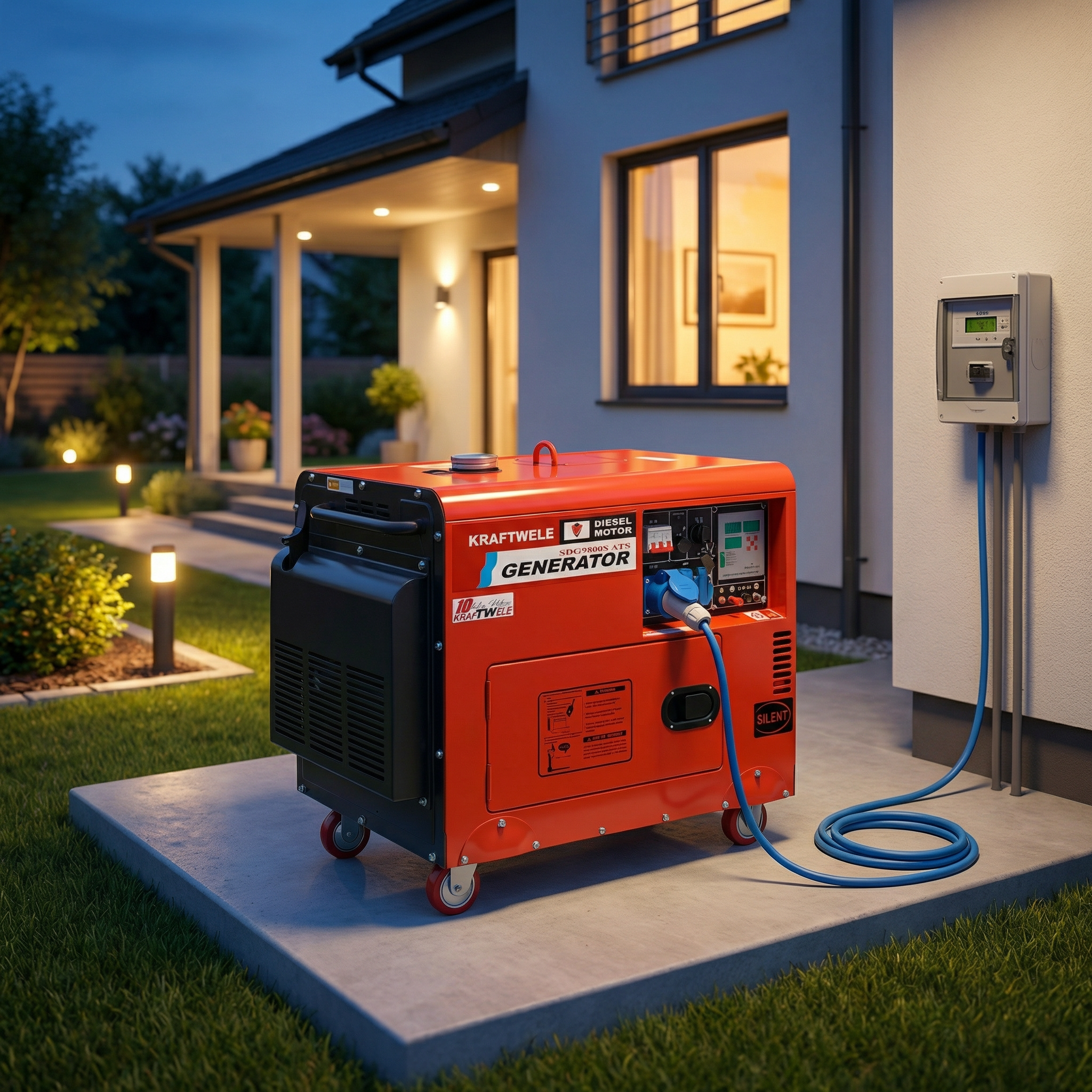 Generatore di Corrente Diesel 8,5 kW / 8500 W Professionale