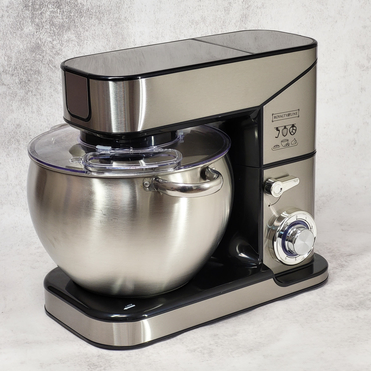 Impastatrice Planetaria Royalty Line 2500W 10 Litri | Robot da Cucina 3 in 1 in Acciaio INOX