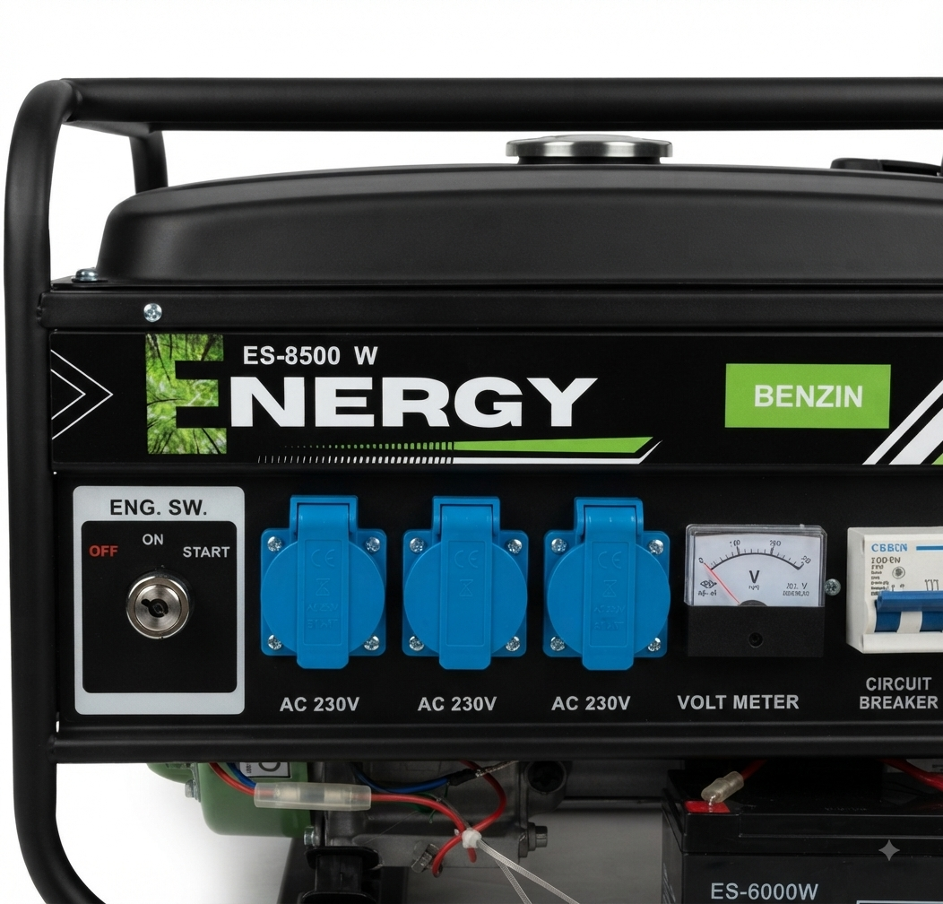 Generatore di corrente 8.5kw benzina inverter professionale silenziato