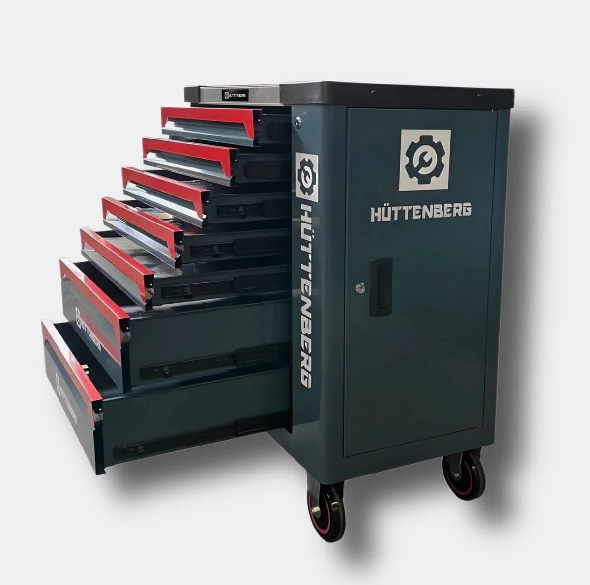 Carrello da Officina Professionale 259 Pezzi 7 Cassetti