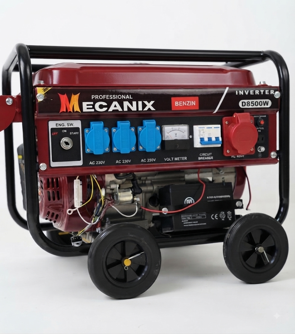 Generatore di corrente inverter 8500w 8.5 Kw Silenzioso 380v 230v