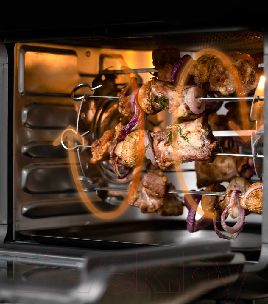 Friggitrice ad Aria 12 Litri XL 1700W | Forno Multifunzione, Girarrosto ed Essiccatore con 10 Programmi