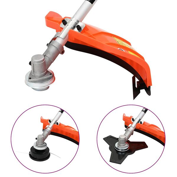 Decespugliatore Multifunzione 4 in 1 a Scoppio 50cc | Tagliasiepi, Potatore e Disco 3 Denti