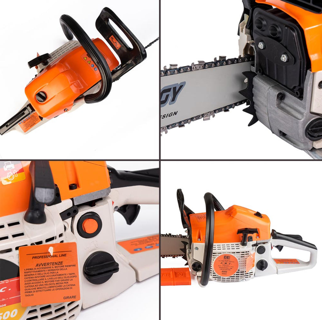 Motosega a Scoppio 52cc Professionale | Lama da 50cm, Potenza 2.0 kW e Kit Manutenzione Incluso