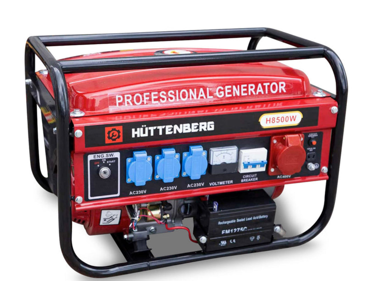 Generatore di Corrente 3,5 kW/ 3500 W Benzina 220V/380V
