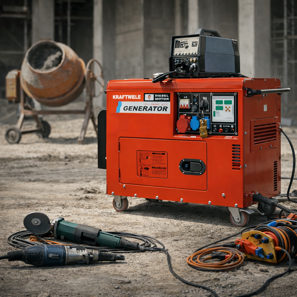 Generatore di Corrente Diesel 8,5 kW / 8500 W Professionale